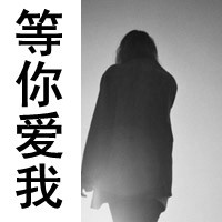 QQ头像女背影伤感带字