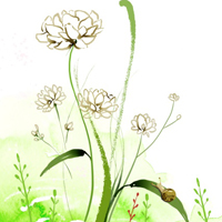 卡通花朵微信头像