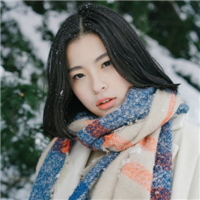 QQ头像雪中女生