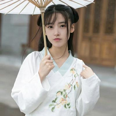 女头淡雅古风唯美