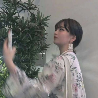 绿色系女头抖音