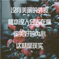 qq唯美带字风景头像