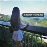 小清新风景女头图片