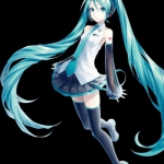 虚拟歌手初音未来头像高清图片