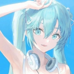 动漫高清女生初音未来头像图片